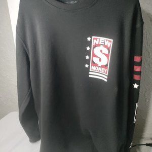 Bleecker Mercer Black Pullover New Money 92291 Size XL